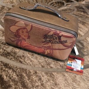 Red Dirt Hat Company Dome Vintage Cowgirl Cosmetic Pouch